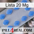 Lista 20 Mg 21